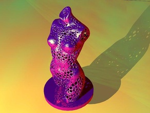 arttorso vücut kadın kız meshmixer heykel 3d print model - Mito3D