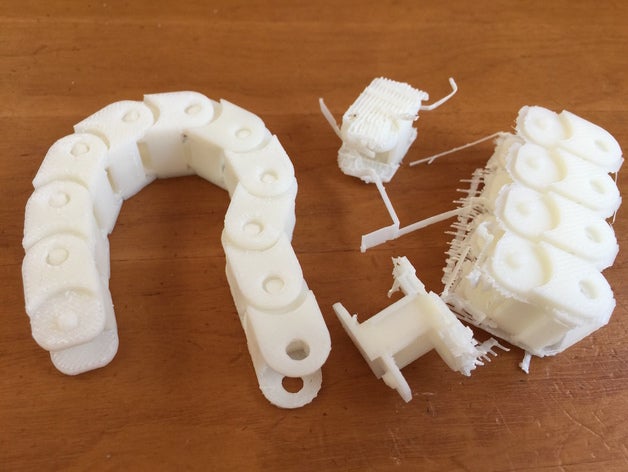parametriccablechain 16 pezzi 3d la stampante accessori 3D print model - Mito3D