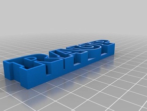 my customized text storage raup sessim sculptures 3d print model - Mito3D