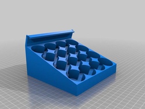 meine individuelle Farb-Flaschenhalter Container 3d print model - Mito3D