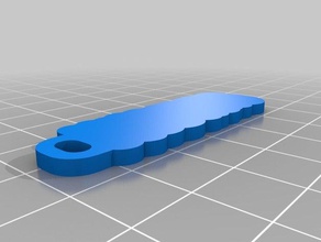 mustang cor de base 1 chaveiros personalizado 3d print model - Mito3D