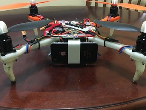 iphone monte skyblade quadcopter rc vehículos de la antena fotografía aérea cámara montaje el fpv 4 4s multicopter multirotor ninjaflex código abierto video videografía 3d print model - Mito3D