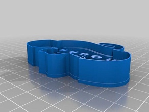 spacex dragon-logo-cookie-cutter Haushalt versorgt 3d print model - Mito3D
