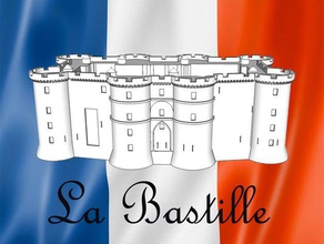bastille buildings structures 14 juillet castle fort france french history jail paris prison revolution 3d print model - Mito3D