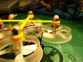 pequeno grito quadro de aplicação veículos inductrix quadcopter 3d print model - Mito3D