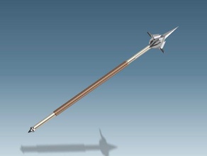 spear props weapon 3d print model - Mito3D