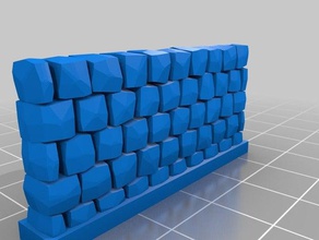 özelleştirilmiş taş duvar v4 sahne 3d print model - Mito3D