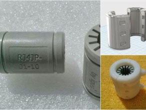 rj4jp test fitting 3d printer parts bushings cnc drylin enclosure rj4jp-01-10 3d print model - Mito3D