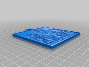 özelleştirilmiş lithopane benim 2d sanat 3d print model - Mito3D