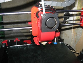 fan duct e3d all metal hot end v5 printer parts 3d print model - Mito3D