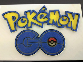 pokemon andare logo giochi 3d print model - Mito3D