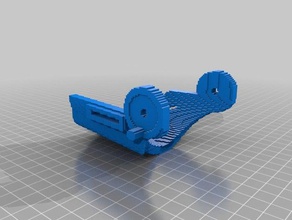 3d slash flexy-forearm remix lh other 3d print model - Mito3D