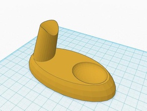 singolo supporto del tubo organizzazione 3d print model - Mito3D