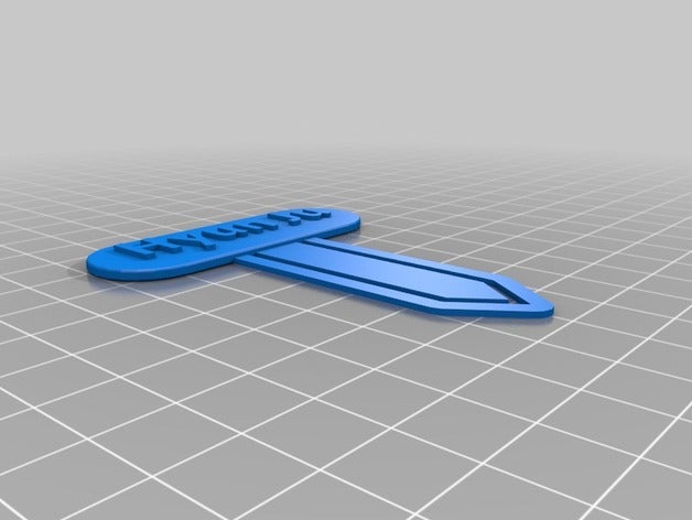 marcador hyunju de la oficina personalizado 3D print model - Mito3D
