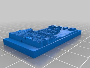 disney gezi damgası -katelyn plaj sanat 3d print model - Mito3D
