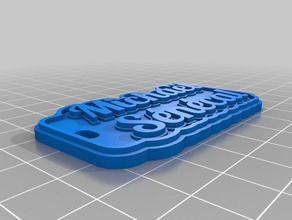 micha&eumll s&eacuten&eacutecal keychain keychains customized 3d print model - Mito3D