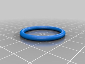 mon personnalisés o-sonnerie créer votre propre o-rings pièces 3d print model - Mito3D