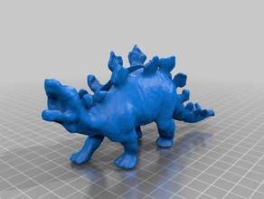 stegosaurus business card holder office animal animals desk dinosaur dinosaurs 3d print model - Mito3D