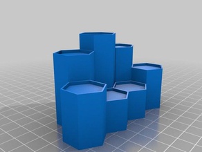 rpg dice display stand 3d print model - Mito3D
