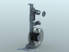 filament spool holder guide 3d Drucker - Zubehör dual-filament-Halter um2 erweitert 3d print model - Mito3D