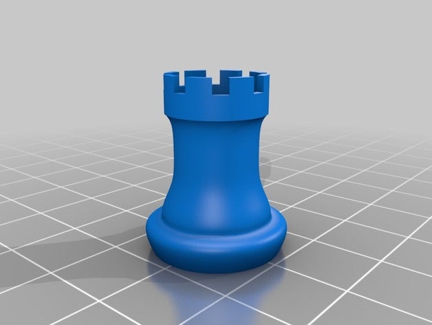 Turm Schach Schach-Turm 3D print model - Mito3D