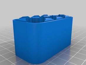 4x2 bottom v4 containers customized 3d print model - Mito3D