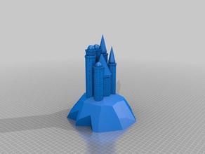 my customized fantastic medieval castle generator v1 buildings structures 3d print model - Mito3D