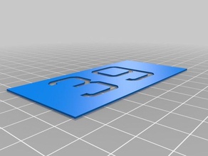 39 des signes les logos personnalisé 3d print model - Mito3D