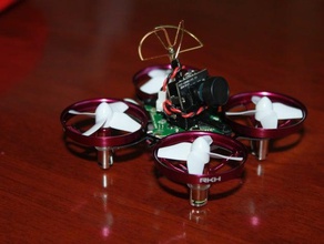 fx797t kamera monte küçük bir çığlık rc araç gerçek edin mini fpv quadcopter 3d print model - Mito3D