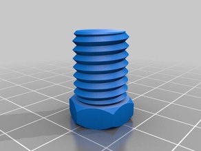 rubbermaid refrigerador del tornillo primer intento partes personalizado 3d print model - Mito3D