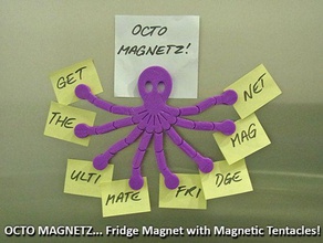 octo magnetz ultimate fridge magnet organization animal display freezer fridge-magnet fun handy holder home household kitchen magnetic magnets mother mothers day moving parts note notes novelty octo-magnetz octopus office one piece print organisation photo photos practical print-in-place place refrigerator sd card solution tidy unique useful 3d print model - Mito3D