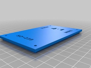 41 balun box lid 3d printing ham radio 3d print model - Mito3D