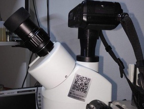 microscopio micro cuatro tercios adaptador hobby el mft microfourthirds 3d print model - Mito3D