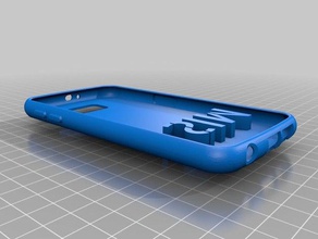 my customized s6 case you add lettering 3d printer accessories 3d print model - Mito3D