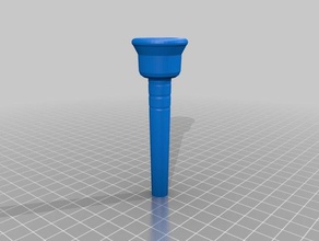 high note assist trumpet mouthpiece music customized 3d print model - Mito3D