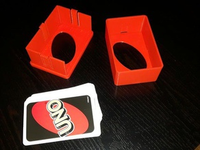 uno card box deck holder remixed games 3d print model - Mito3D