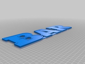 de la barra las esculturas personalizado 3d print model - Mito3D