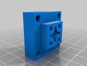 cubify cube axis mount 3d printer parts 3d print model - Mito3D