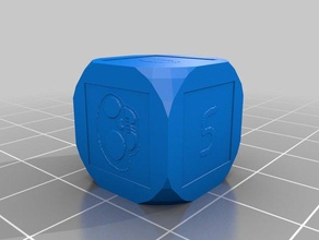 dados 2 cráneo personalizado 3d print model - Mito3D