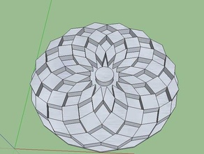 solar radiation paperweight math art 3d print model - Mito3D