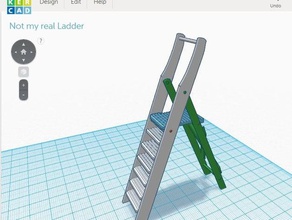 nicht meine wirkliche Leiter sein mein 3d drucken das war ein schlechter Witz langweilig gute Witze humor jape Leitern lachen aus Langeweile pun Schritt stepper 3d print model - Mito3D