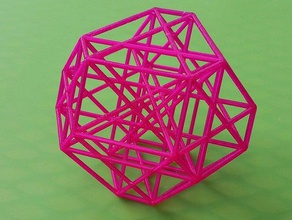 permutahedron math Kunst 3d print model - Mito3D