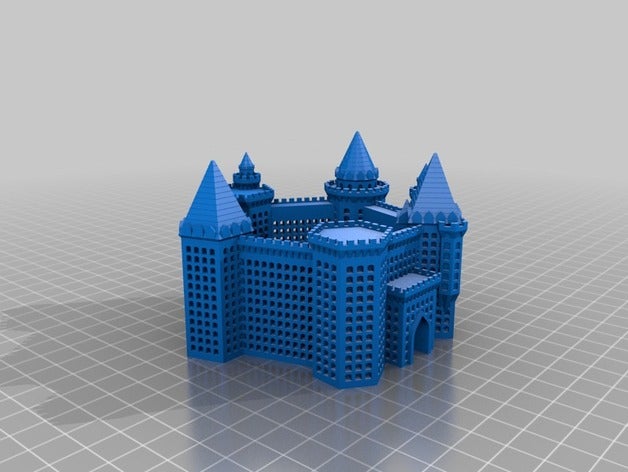 il mio personalizzato fortezza medievale generatore gli edifici strutture 3D print model - Mito3D