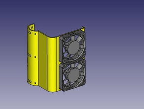 couvrir les rampes 14 prusa i3 hephestos 3d de l'imprimante pièces bq fan 3d print model - Mito3D