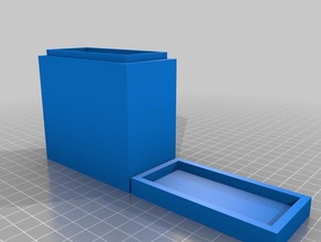 my customized parametric stackable ammo box lid308 sport outdoors 3d print model - Mito3D