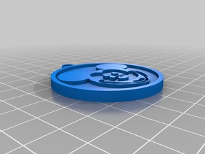 mickey mouse llavero accesorios 3d print model - Mito3D
