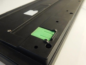 clavier de remplacement onglet bureau l'intérieur des terres pied la jambe réparation pièces 3d print model - Mito3D
