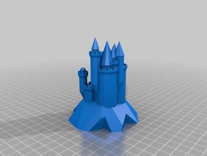 mon personnalisés fantastique médiéval château générateur v1 des bâtiments structures 3d print model - Mito3D