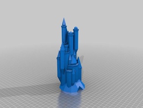 my customized fantastic medieval castle generator v1 buildings structures 3d print model - Mito3D