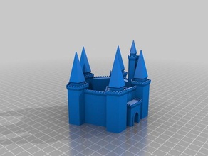 mon personnalisés forteresse médiévale du générateur des bâtiments structures 3d print model - Mito3D